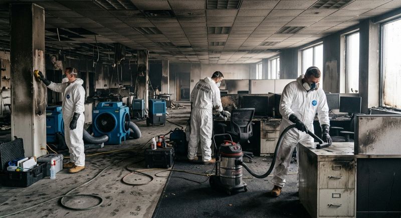 Commercial Fire Restoration in Santa Rosa, CA