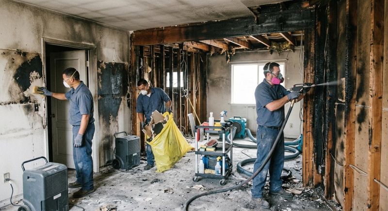 Fire Damage Cleanup in Sonoma County, CA