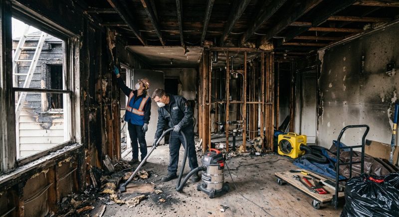 Residential Fire Restoration in Santa Rosa, CA