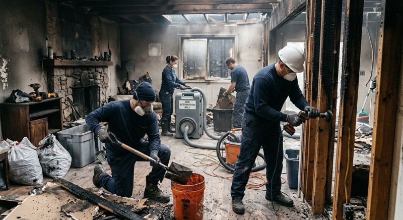 Residential Fire Restoration in Napa, CA