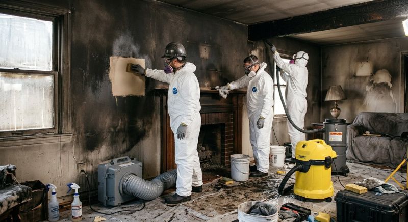 Soot Damage Cleanup in Marin County, CA